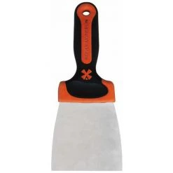 Couteau à Enduire Inox Trempé, Manche Bi Matière - Taille : 12 Cm - MONDELIN