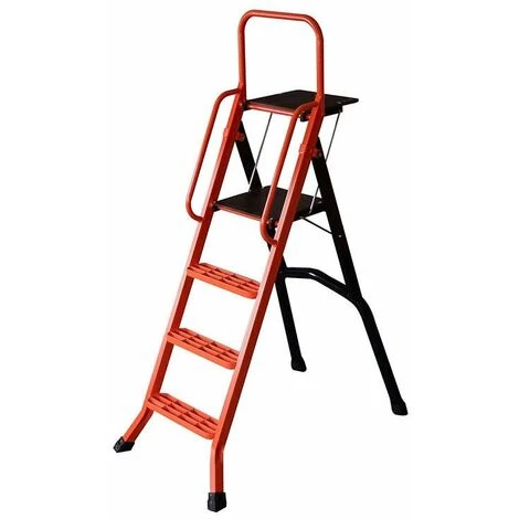 Escabeau Alu - Marches Caillebotis - Hauteur De Plateau : 1100 Mm - Nombre De Marches (plateau Inclus) : 5 - Poids : 11,6 Kg - MONDELIN 3 Escabeau Alu - Marches Caillebotis - Hauteur De Plateau : 1100 Mm - Nombre De Marches (plateau Inclus) : 5 - Poids : 11,6 Kg - MONDELIN