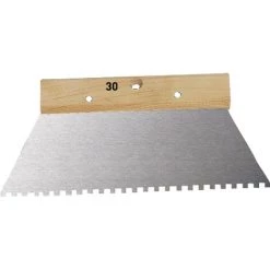 Spatules à Colle - Forme : Dents Carrées 10 X 10 X 10 Mm - Longueur : 200 Mm - Poids : 135 G - MONDELIN