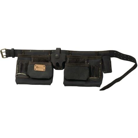 POCHE DOUBLE EN CUIR TANNE AVEC CEINTURE MONDELIN - 805200-- 3 POCHE DOUBLE EN CUIR TANNE AVEC CEINTURE MONDELIN - 805200--
