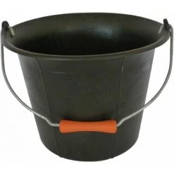 SEAU 11L NOIR PLASTIQUE ANSE 5,3 P.PLASTIQUE MONDELIN - 341081--