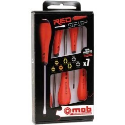 MONDELIN - Jeu De 7 Tournevis FENTE + PHILLIPS + POZIDRIV - Réf: 9129100101