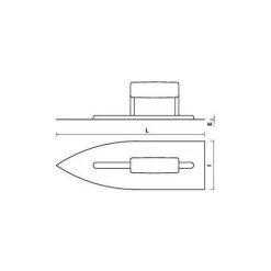MONDELIN - Platoir Flamand Lame Acier Pointu Poignée Noir Fermée | 60 X 12 5 MONDELIN - Platoir Flamand Lame Acier Pointu Poignée Noir Fermée | 60 X 12 -MONDELIN Soldes 28296735 2