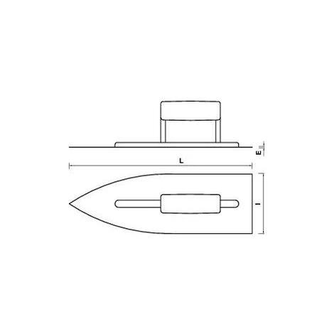 MONDELIN - Platoir Flamand Lame Acier Pointu Poignée Noir Fermée | 60 X 12 4 MONDELIN - Platoir Flamand Lame Acier Pointu Poignée Noir Fermée | 60 X 12 – Image 2