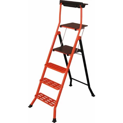 ESCABEAU CAILLEBOTIS 90 CM EN ACIER PEINT MONDELIN - 201910-- 3 ESCABEAU CAILLEBOTIS 90 CM EN ACIER PEINT MONDELIN - 201910--