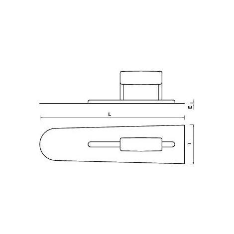 MONDELIN - Platoir ''flamand'' Chapiste Boud Rond Lame Acier Poignée Plastique Fermée 4 MONDELIN - Platoir ''flamand'' Chapiste Boud Rond Lame Acier Poignée Plastique Fermée – Image 2