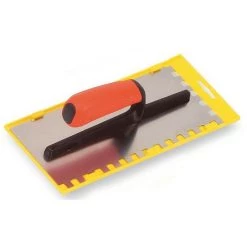 MONDELIN - Platoir Lame Inox Denté Carré 10 X 10 X 10