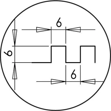 MONDELIN - Platoir Denté Carré 6 X 6 X 6 5 MONDELIN - Platoir Denté Carré 6 X 6 X 6 – Image 3