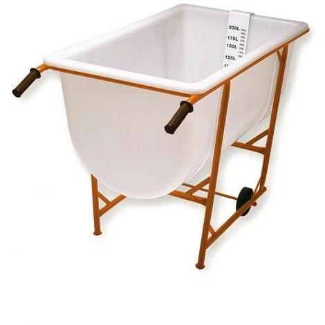 MONDELIN - Auge à Fond Cylindrique 210l Avec Piétement 3 MONDELIN - Auge à Fond Cylindrique 210l Avec Piétement