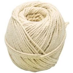 MONDELIN - Cordeau Coton Trèssé En Pelote | Ø3 Mm X 24 M