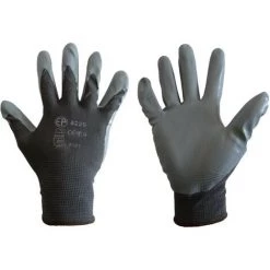 MONDELIN - Sachet De 10 Paires De Gants Polyamide Enduction Nitrile
