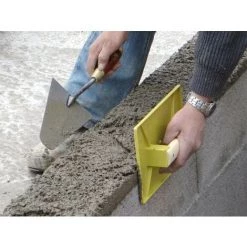 MONDELIN - Taloche Pro ABS Jaune, Rectangulaire, Poignée Bois | 18 X 27 -MONDELIN Soldes 35236562 3