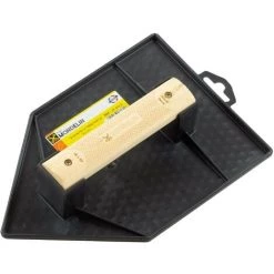 MONDELIN - Taloche Noire Plastique Pointue, Poignée Bois