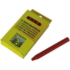 MONDELIN - Étui De 12 Craies Hexa Rouges