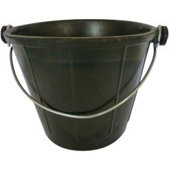 SEAU 12L NOIR CAOUTCHOUC MONDELIN - 341100--