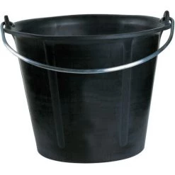 SEAU 12L PROCHOK NOIR ANSE 6,3MM MONDELIN - 341140--